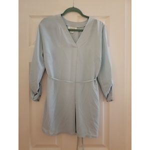 Motherhood maternity baby blue tunic blouse size m